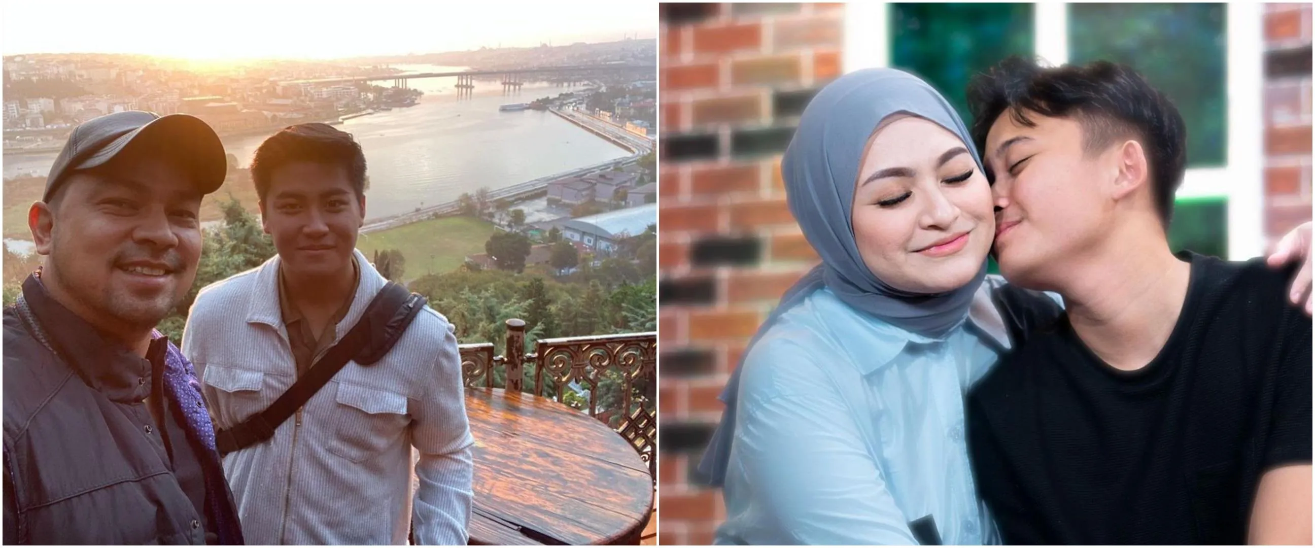 Tampil kompak, potret kebersamaan 11 seleb dan putra sambung