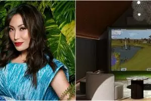 9 Potret desain rumah baru Ayu Dewi, hadirkan karaoke & golf simulator