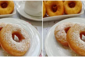 Resep donat tanpa ulen, hasilnya lembut, empuk, dan antikempis