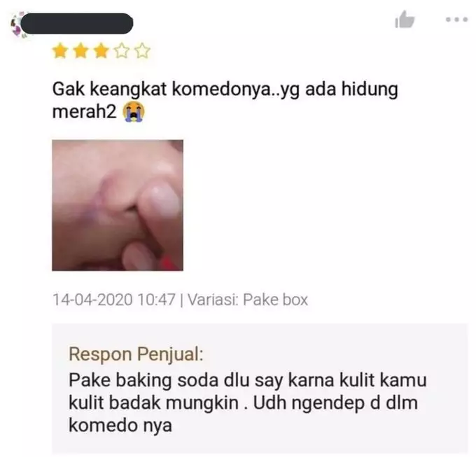 respons penjual online shop © Twitter