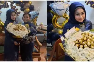 Baru terekspos, intip 11 momen lamaran komedian Adul dan Wenti