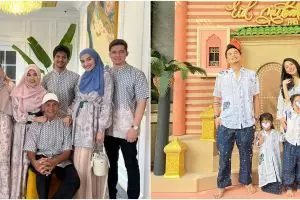 Momen 9 seleb rayakan Idul Fitri bareng mantan, tampil kompak