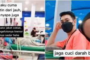Viral kisah wanita bertemu jodoh, berawal dari antar ayah cuci darah