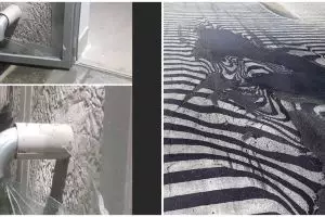 11 Penampakan bangunan jadi rusak, bikin ngelus dada lihatnya