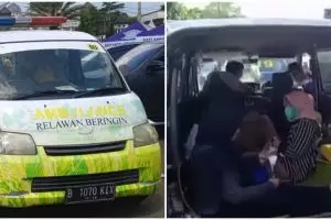 Viral ambulans bawa rombongan terobos one way Puncak, begini faktanya