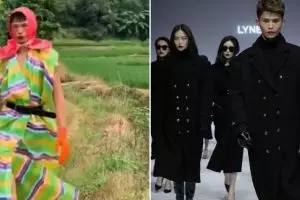 Kerap unggah fashion show di sawah, buruh ini sekarang jadi supermodel