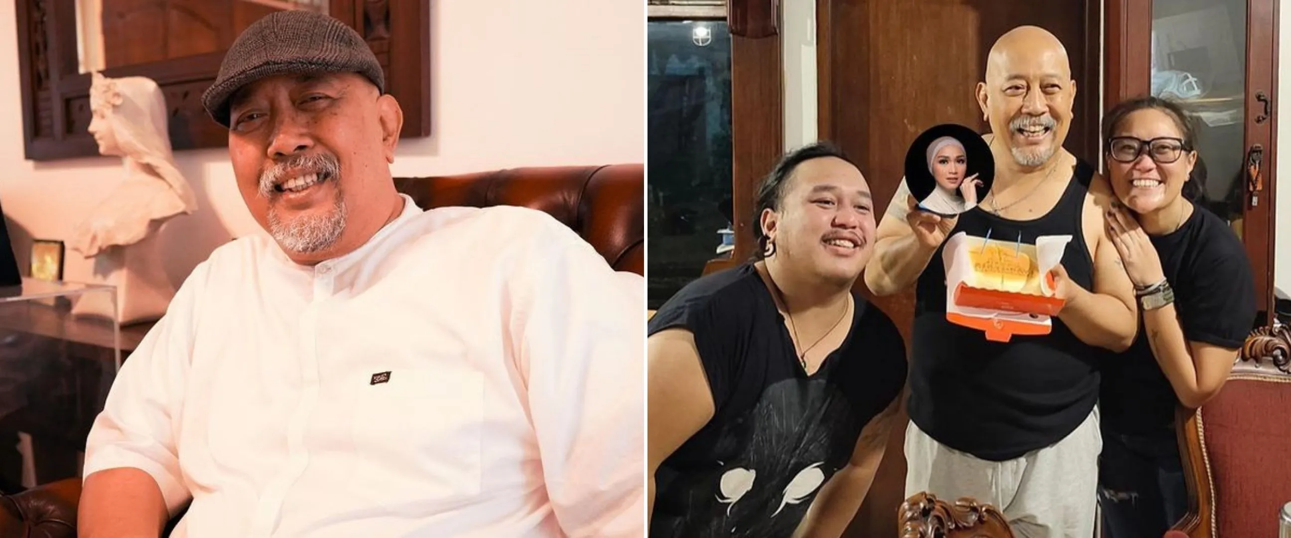 11 Momen ultah ke-64 Indro Warkop, dirayakan sederhana