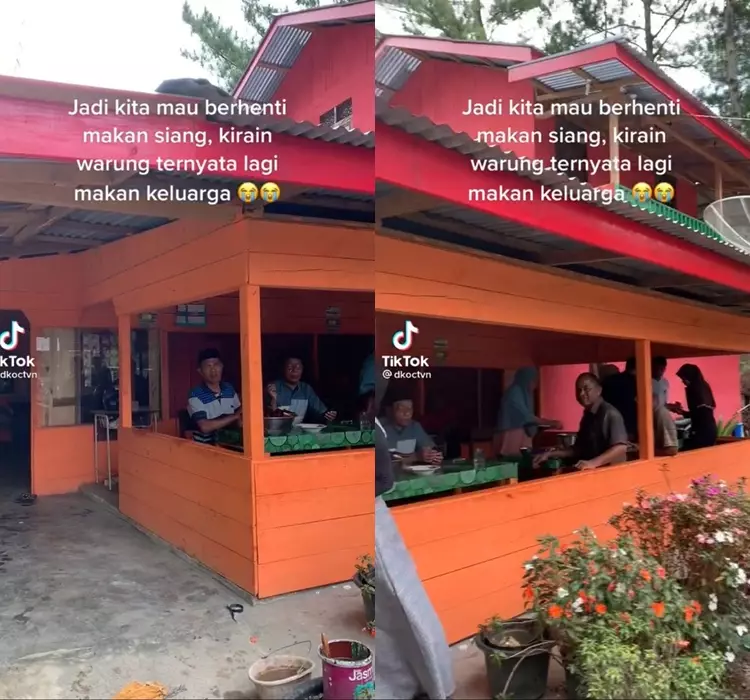 makan di warung © TikTok/@dkoctvn
