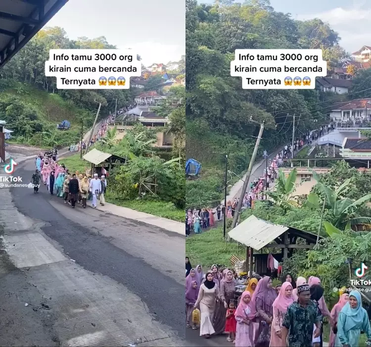pengantin pria bawa rombongan 3 ribu tamu © berbagai sumber