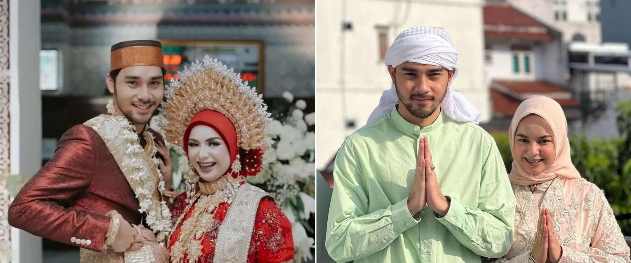 11 Potret Achmad Megantara 'Bima' KKN Desa Penari bareng istri, mesra