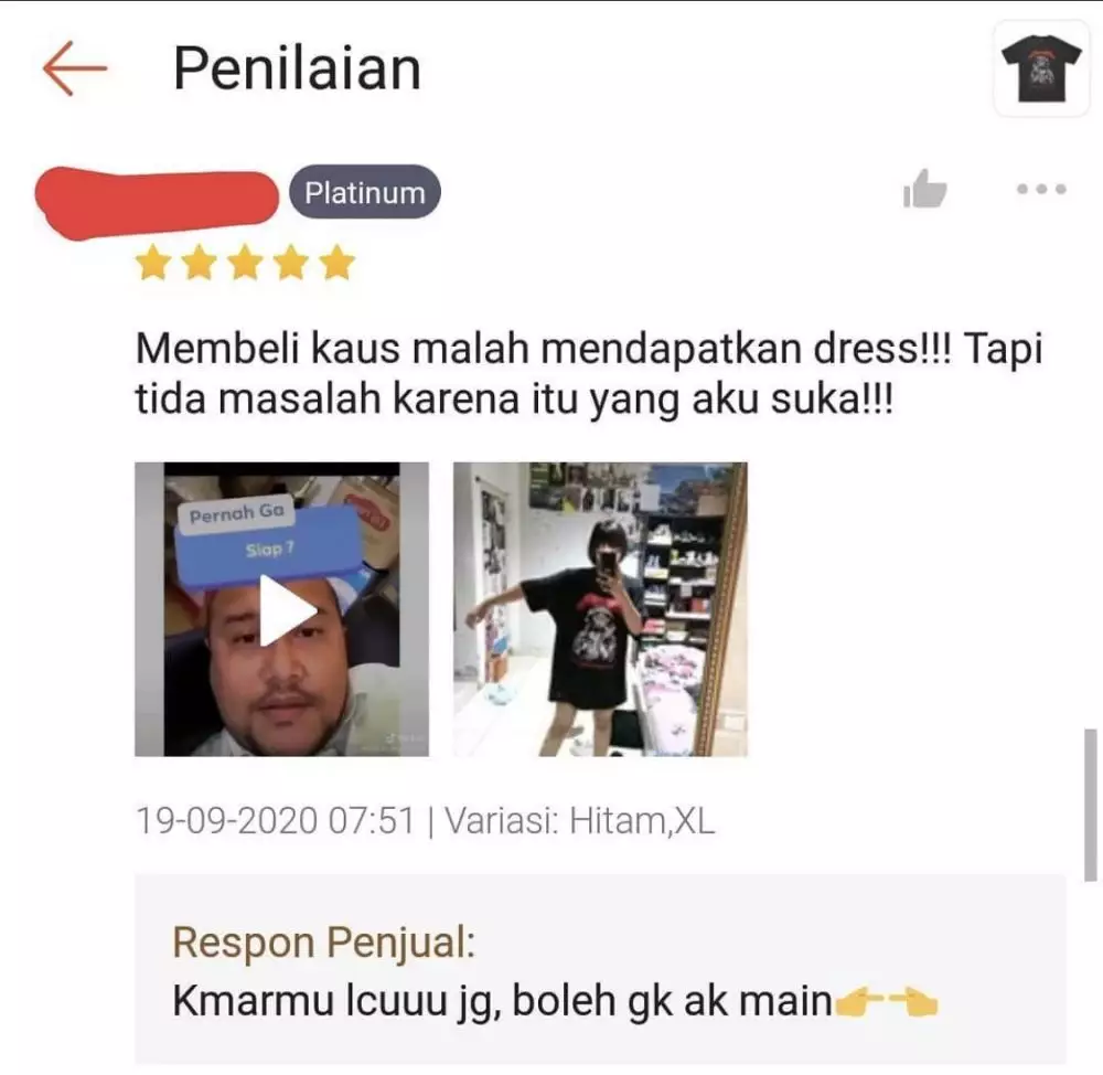 Balasan review bintang 5 © berbagai sumber Balasan review bintang 5 © berbagai sumber