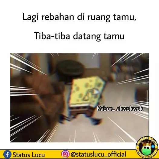 meme ketika tamu datang © berbagai sumber