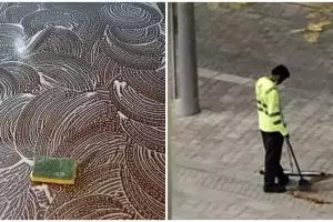 13 Momen lucu lagi bersih-bersih, idenya ada-ada aja