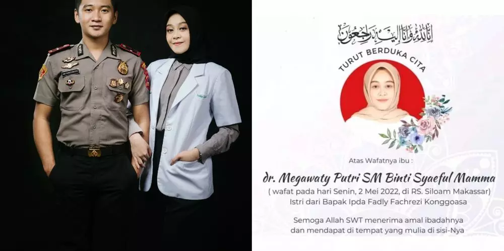 menantu bupati konawe meninggal © Instagram