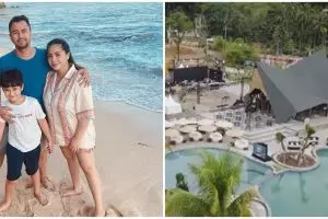 Intip 11 potret beach club Raffi Ahmad di Padang, gaya rumah gadang
