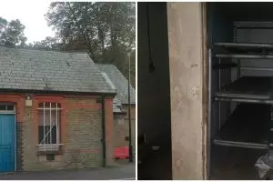 9 Potret rumah kecil terbengkalai di pinggir jalan, bekas kamar mayat