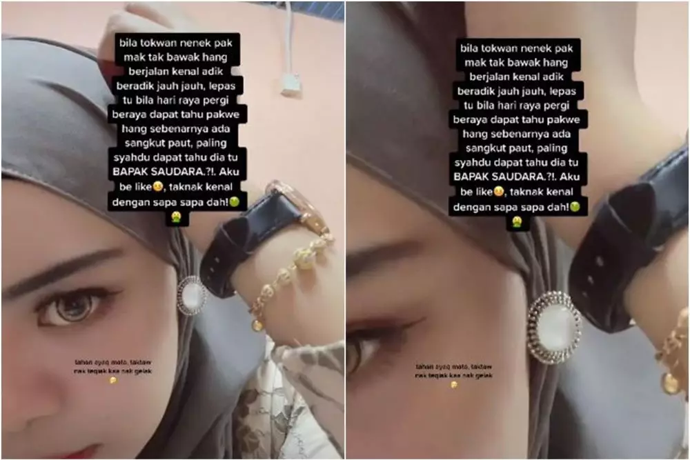 wanita terkejut identitas pacar usai silaturahmi © TikTok