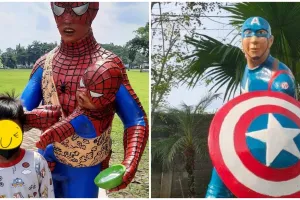 11 Potret kocak patung superhero Marvel, bikin senyum terus