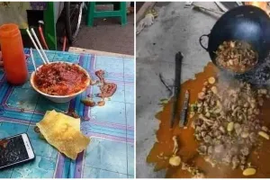 15 Momen lucu orang gagal makan karena nggak fokus, bikin tepuk jidat
