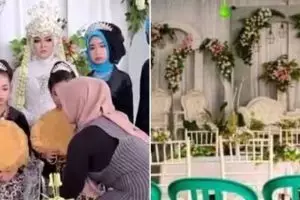 Mempelai pria kabur, wanita di Magetan jalani resepsi seorang diri