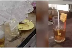 15 Momen lucu menikmati es teh ini caranya bikin geleng kepala