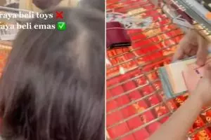 Investasi sejak dini, aksi bocah beli emas pakai uang THR ini dipuji