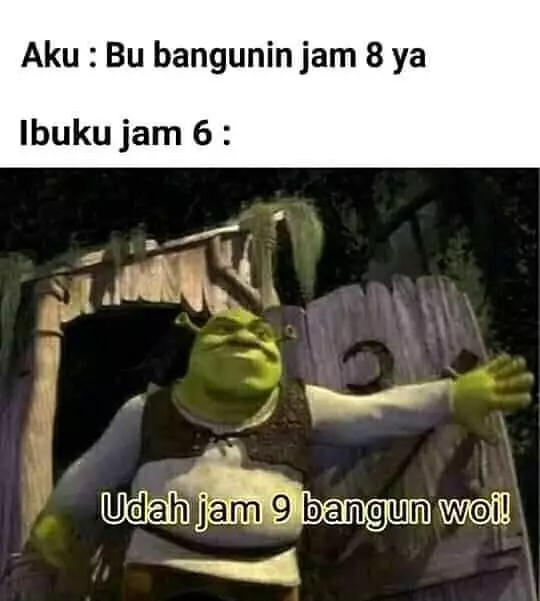 momen lucu dibangunin emak Berbagai sumber