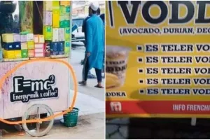 11 Potret warung minum pakai singkatan ini bikin dahi berkerut