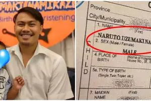 Suka anime, pria ini beri nama anaknya Naruto Uzumaki Namikaze