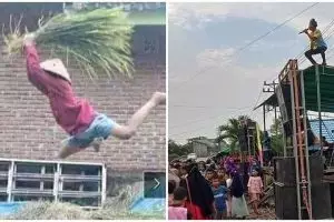 11 Potret lucu orang lagi semangat banget, tingkahnya nyeleneh pol