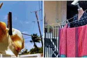 11 Potret benda di jemuran ini anehnya bikin lihat dua kali