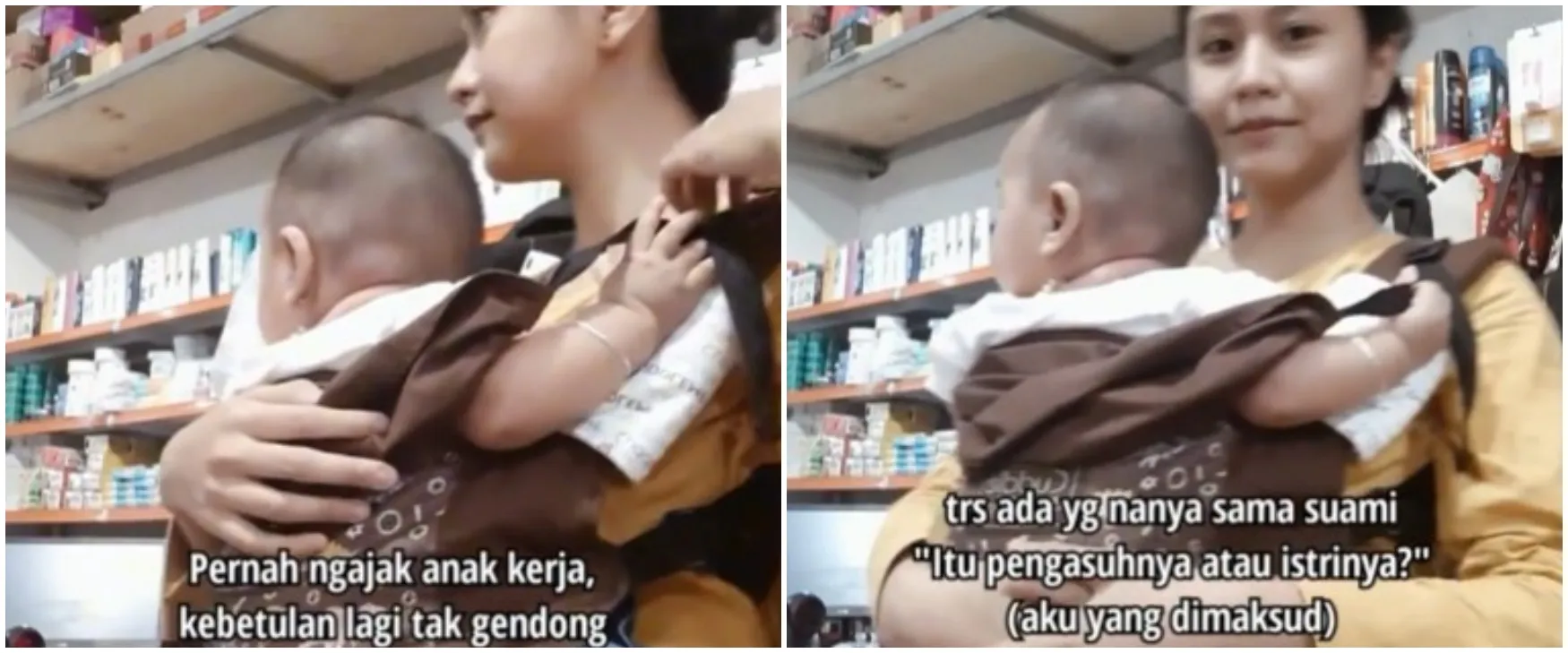 Curhat ibu rumah tangga penampilan kucel gendong anak disangka ART