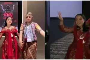 Aksi kocak penonton KKN di Desa Penari dandan pakai kostum unik