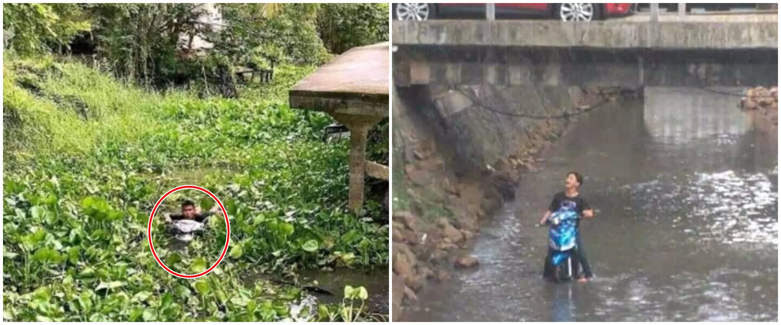 13 Penampakan lucu naik motor di tempat nggak biasa, bikin salah fokus