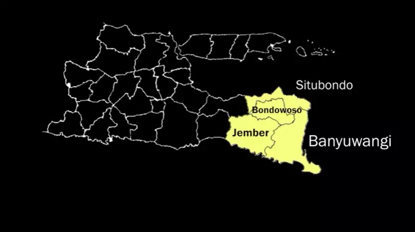 Peta lokasi KKN di Desa Penari © YouTube