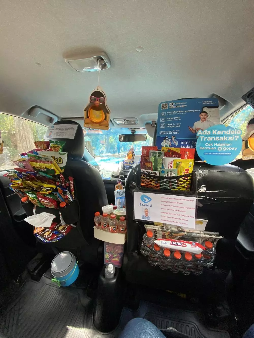 driver taksi online aksinya bikin salut © Twitter