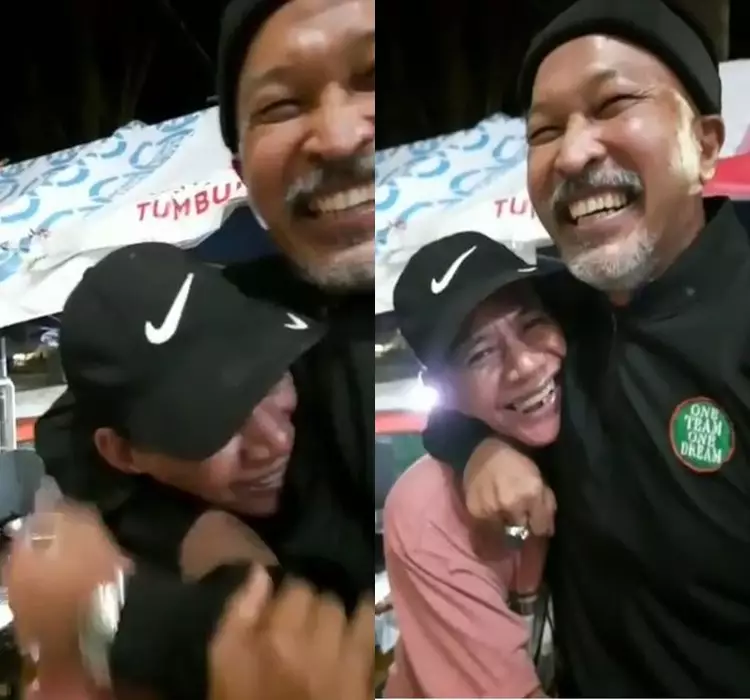 penjual nasgor didatangi sahabat usai 20 tahun berpisah Instagram/@coachfakhri