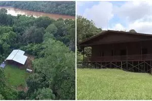 13 Potret rumah keluarga Andrew Kalaweit, hidup mandiri di hutan