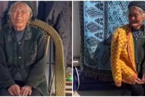 Ikuti supermodel challenge, gaya fotogenik nenek-nenek ini keren abis