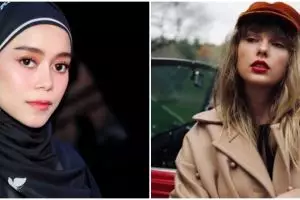 Momen Lesty kembaran baju dengan Taylor Swift, dipakai photoshoot