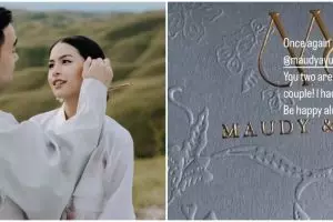 Potret undangan pernikahan Maudy Ayunda, terungkap nama lengkap suami