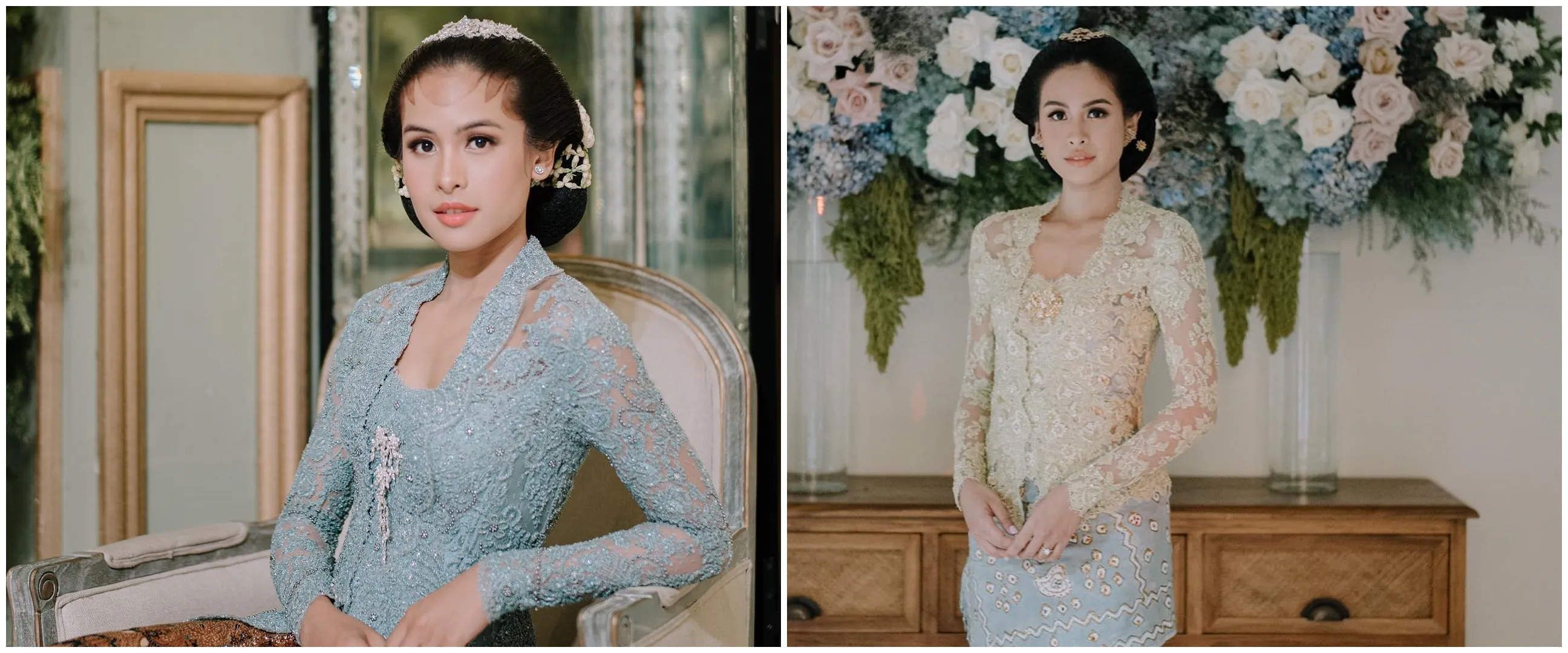 13 Momen midodareni dan siraman Maudy Ayunda, penampilannya dipuji