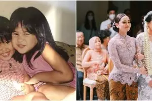 11 Potret kebersamaan Maudy Ayunda dan adik dari kecil hingga kini
