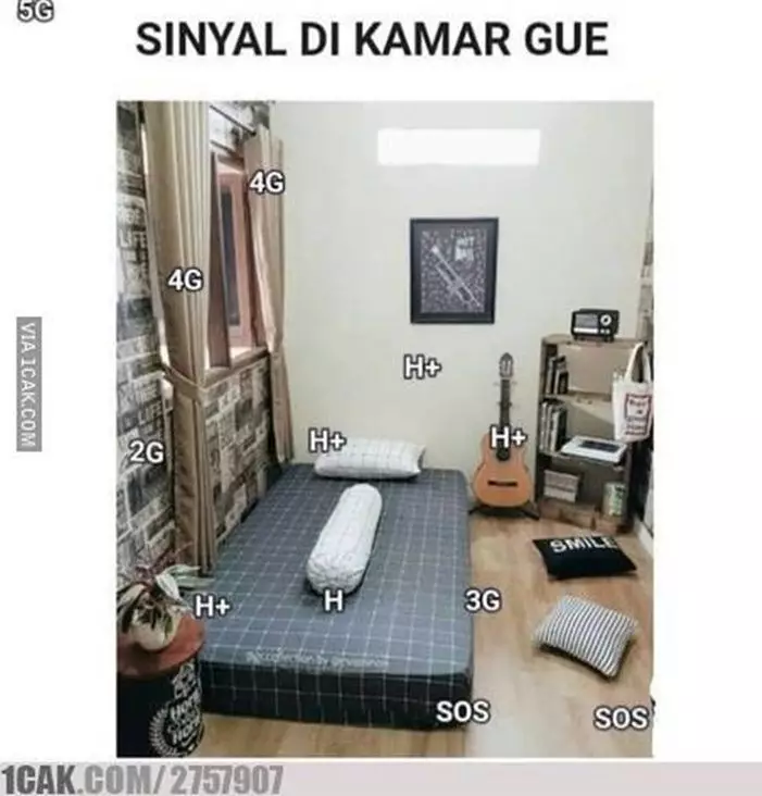 Meme lucu tentang sinyal internet lemot Berbagai sumber