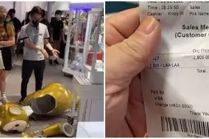 Staf toko tuding si anak tendang boneka Lala Teletubbies, ini faktanya