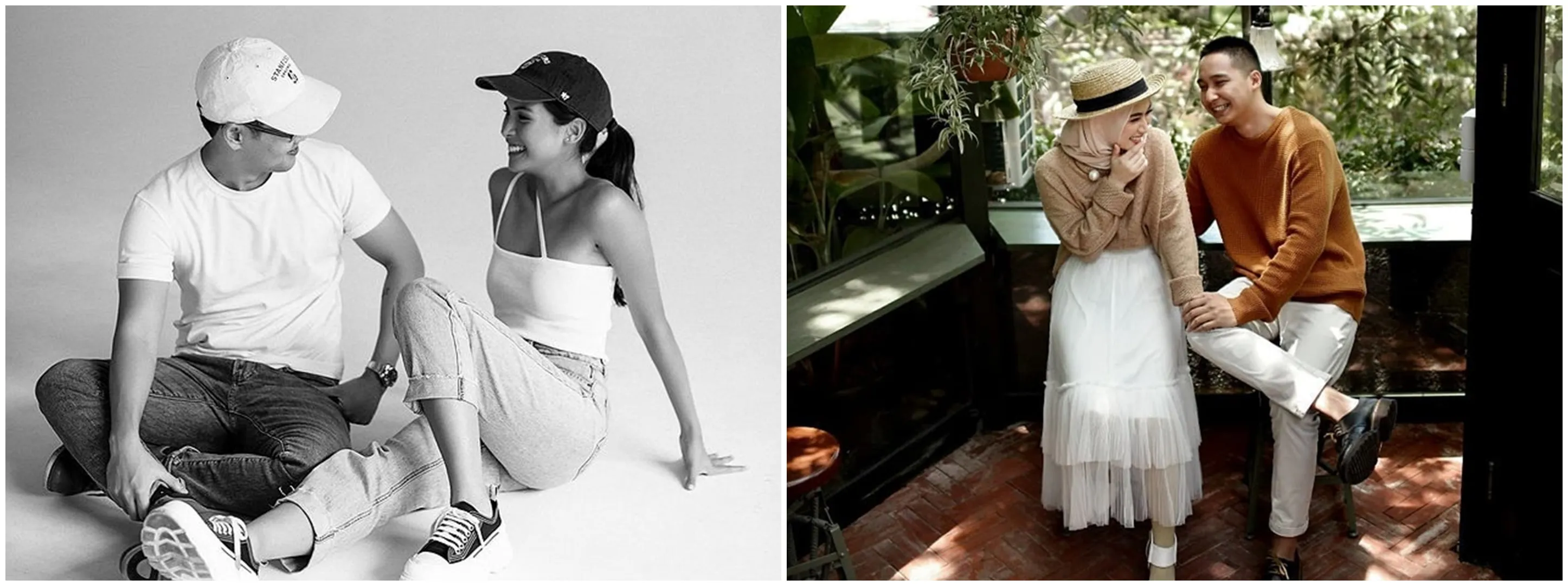 Potret prewedding 11 penyanyi gaya kasual, Maudy Ayunda tampil sporty