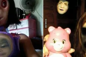 13 Potret face swap dengan boneka ini jadi horor, bikin merinding
