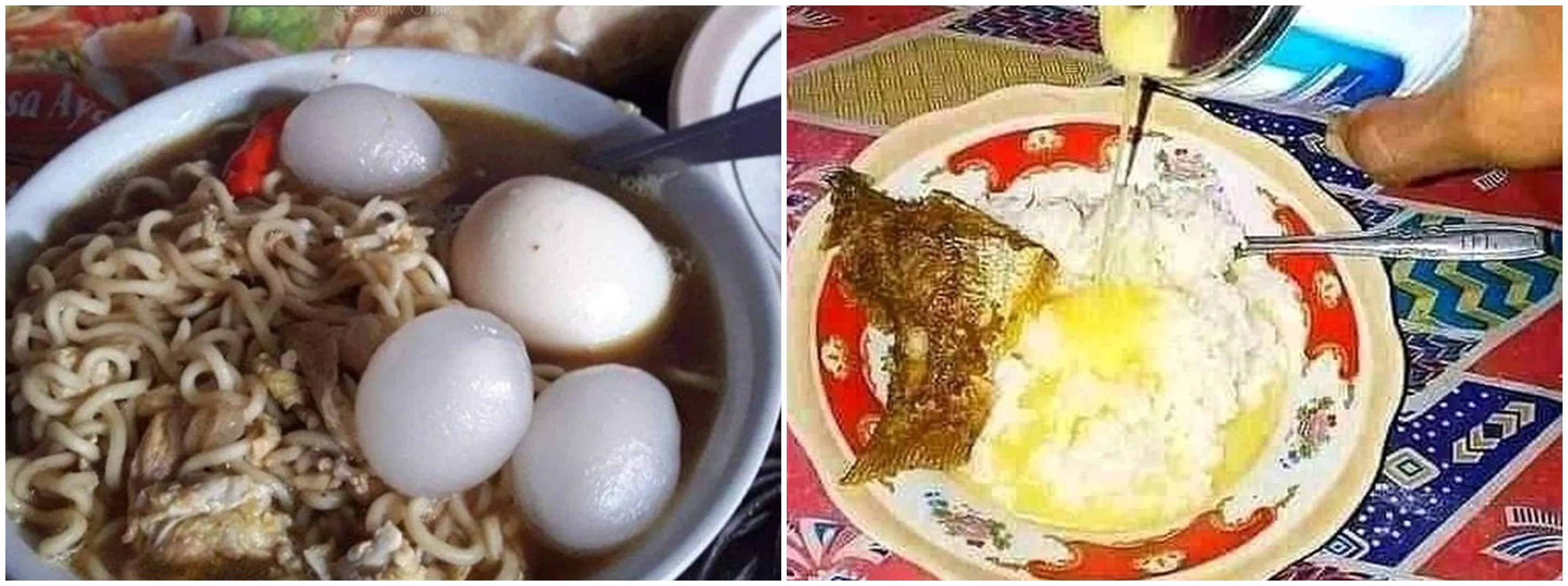 13 Potret kombinasi makanan aneh ini bikin tepuk jidat