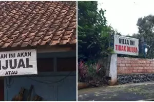 19 Potret lucu spanduk jual bangunan, bikin dahi berkerut