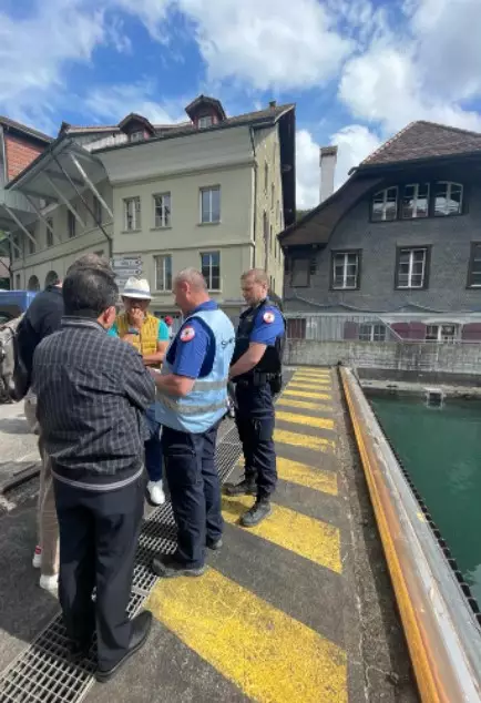 Ridwan Kamil bertemu dengan kepolisian Swiss © berbagai sumber